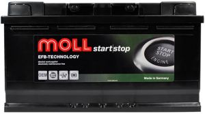 Купить авто аккумулятор Moll EFB 95 R+ Start-Stop  Киев, Украина
