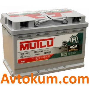 Купить авто аккумулятор  Mutlu AGM Turkey 70 R+  Киев, Украина