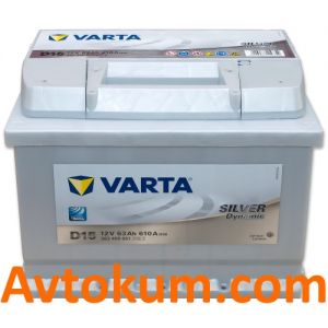 Купить авто аккумулятор Varta Silver Dynamic D15. 63 АЧ R+ Киев, Украина
