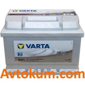 Купить авто аккумулятор Varta Silver Dynamic D21. 61 АЧ R+ Киев, Украина