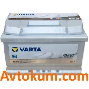 Купить авто аккумулятор Varta Silver Dynamic E38. 74 АЧ R+ Киев, Украина
