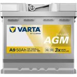 Аккумулятор Varta Start Stop Plus  50 R+ A9 550901054