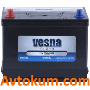 Купить авто аккумулятор Vesna Power asia 6CT-70 L+ Киев, Украина