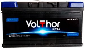 Купить авто аккумулятор Volthor Tab 110 R+ Ultra Киев, Украина