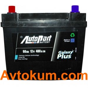 Купить авто аккумулятор Autopart Plus asia 6СТ-60-А3 L+ Киев, Украина