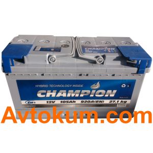 Купить авто аккумулятор  Champion Standart 6СТ-105-А3E R+  Киев, Украина