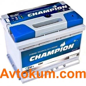 Купить авто аккумулятор  Champion Standart 6СТ-60-А3 L+  Киев, Украина