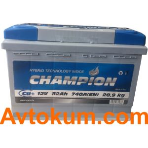 Купить авто аккумулятор  Champion Standart 6СТ-82-А3E R+  Киев, Украина