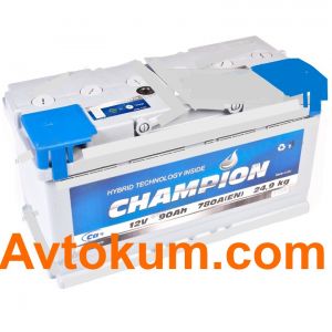 Купить авто аккумулятор  Champion Standart 6СТ-90-А3E R+  Киев, Украина