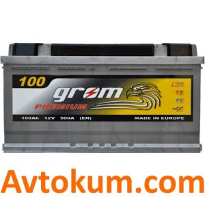 Купить авто аккумулятор Grom Premium 6СТ- 100 R+ Киев, Украина