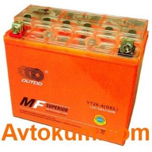 Купити акумулятор Outdo GEL moto 6СТ-18Аc Київ, Україна