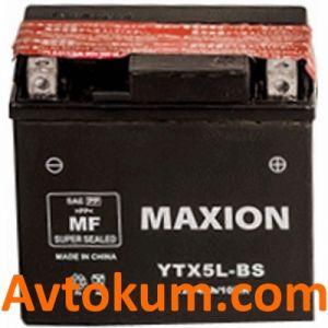 Купити акумулятор Maxion AGM moto 6СТ-4АcE Київ, Україна