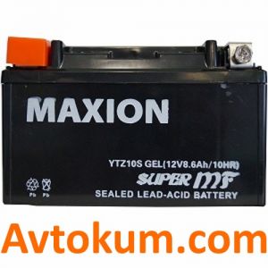 Купити акумулятор Maxion GEL moto 6СТ-8,6Аc Київ, Україна