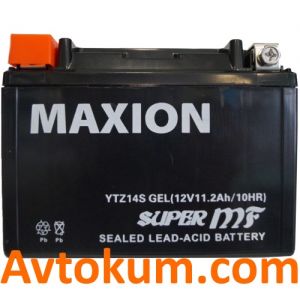 Купити акумулятор Maxion GEL moto 6СТ-11,2Аc Київ, Україна