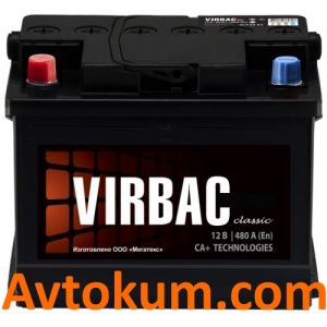 Купити акумулятор Virbac Classic 6СТ-60-А3 L+ Київ, Україна